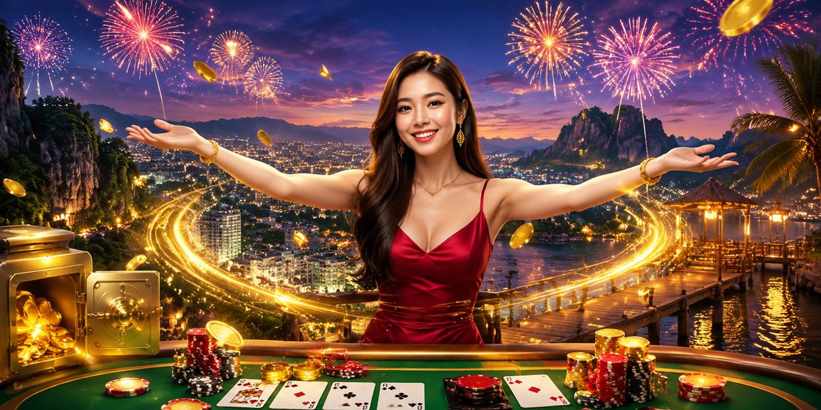 Meja Baccarat bergaya Melayu di Ipoh
